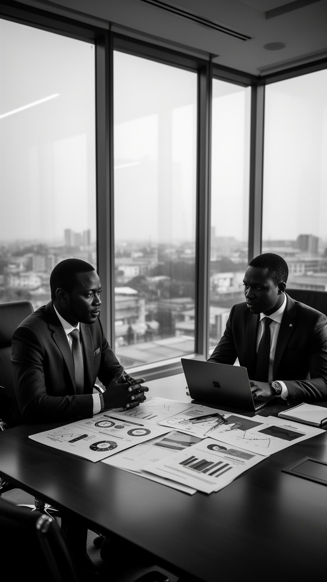 Crimson Oak operators in a Lagos boardroom