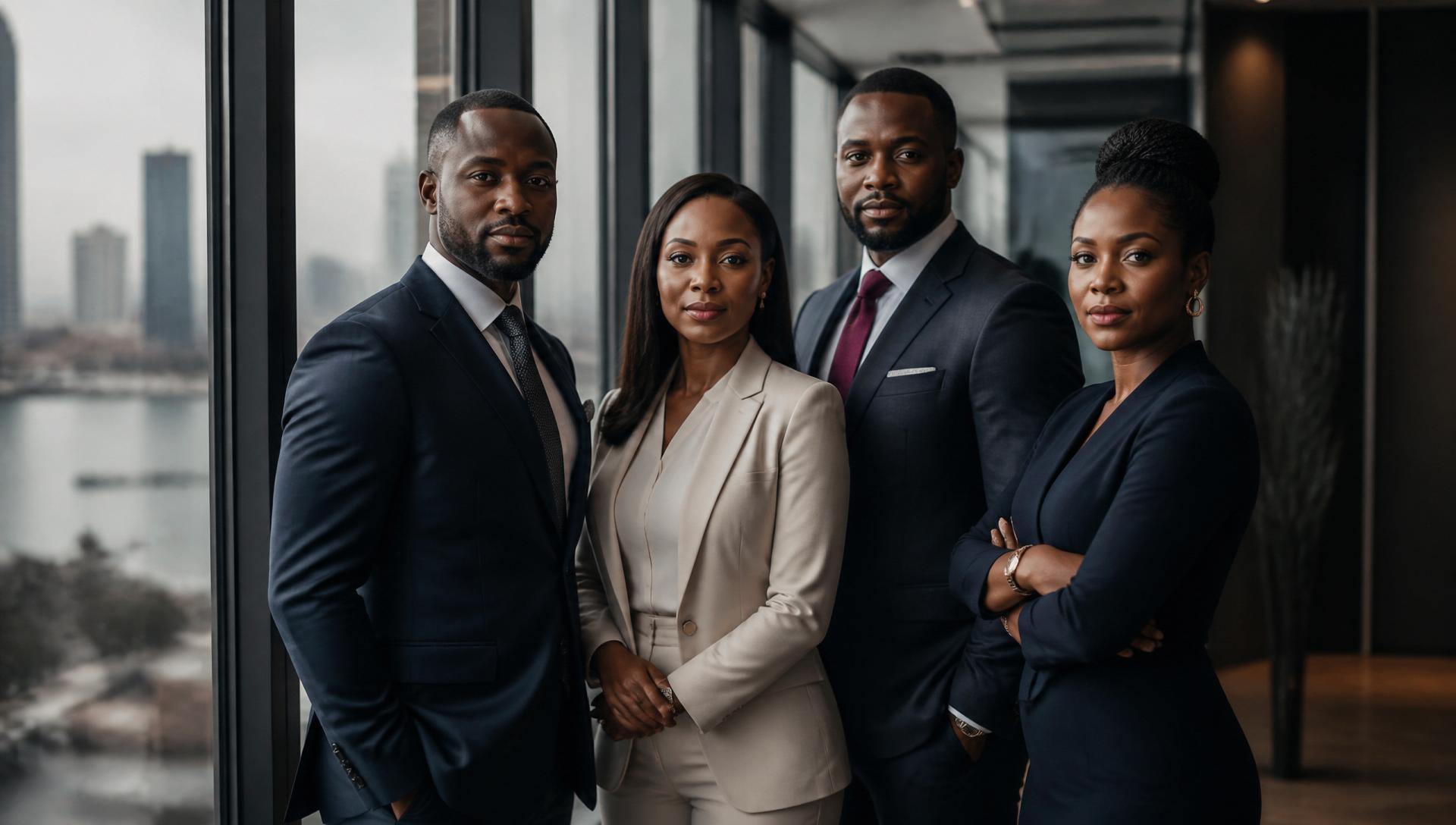 Crimson Oak team of African advisors in a Lagos office